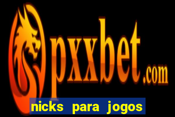 nicks para jogos de tiro